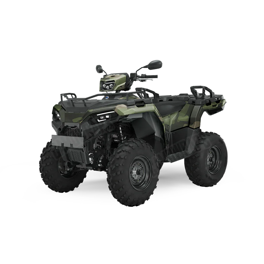 Classic Army Green ATV Wraps