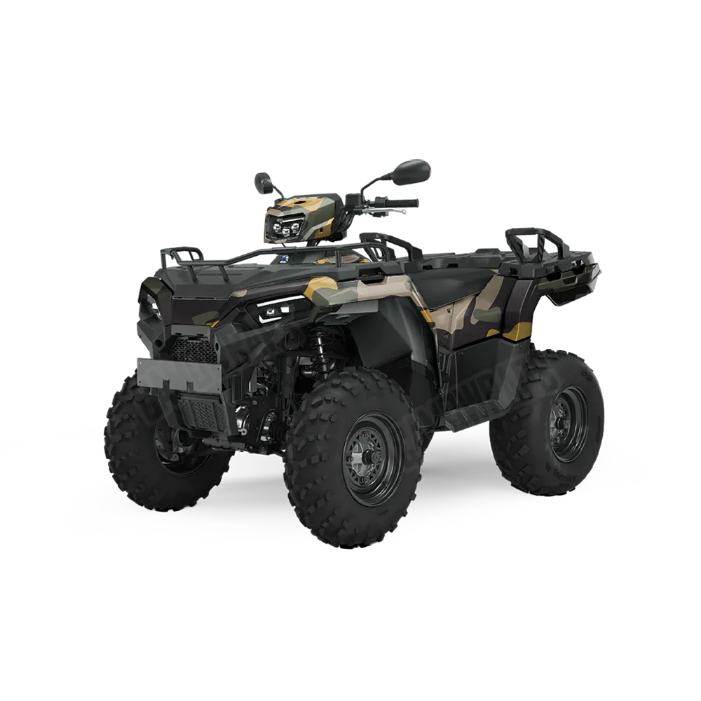 Classic Militant Yellow ATV Wraps