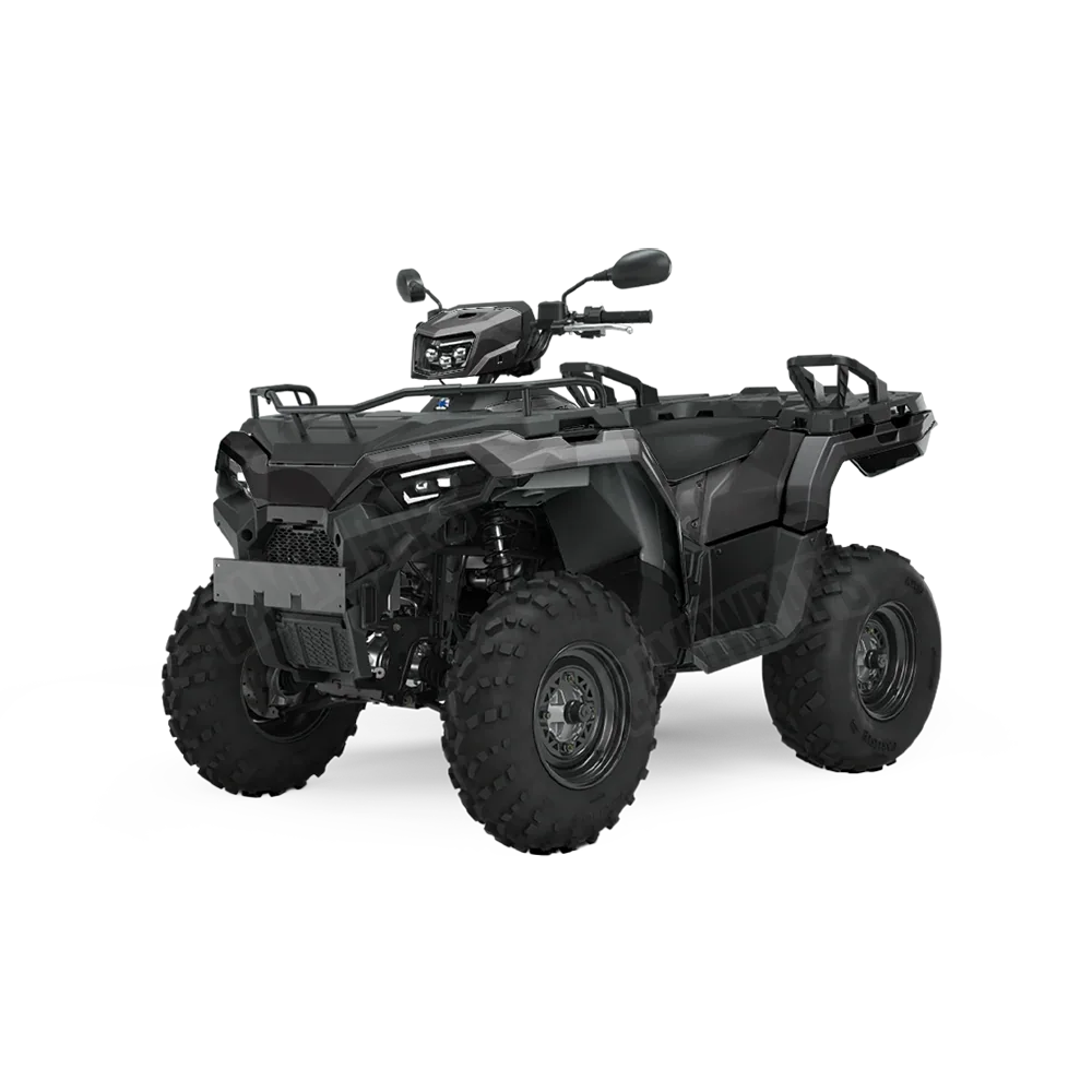 Ragged Elite Black ATV Wraps