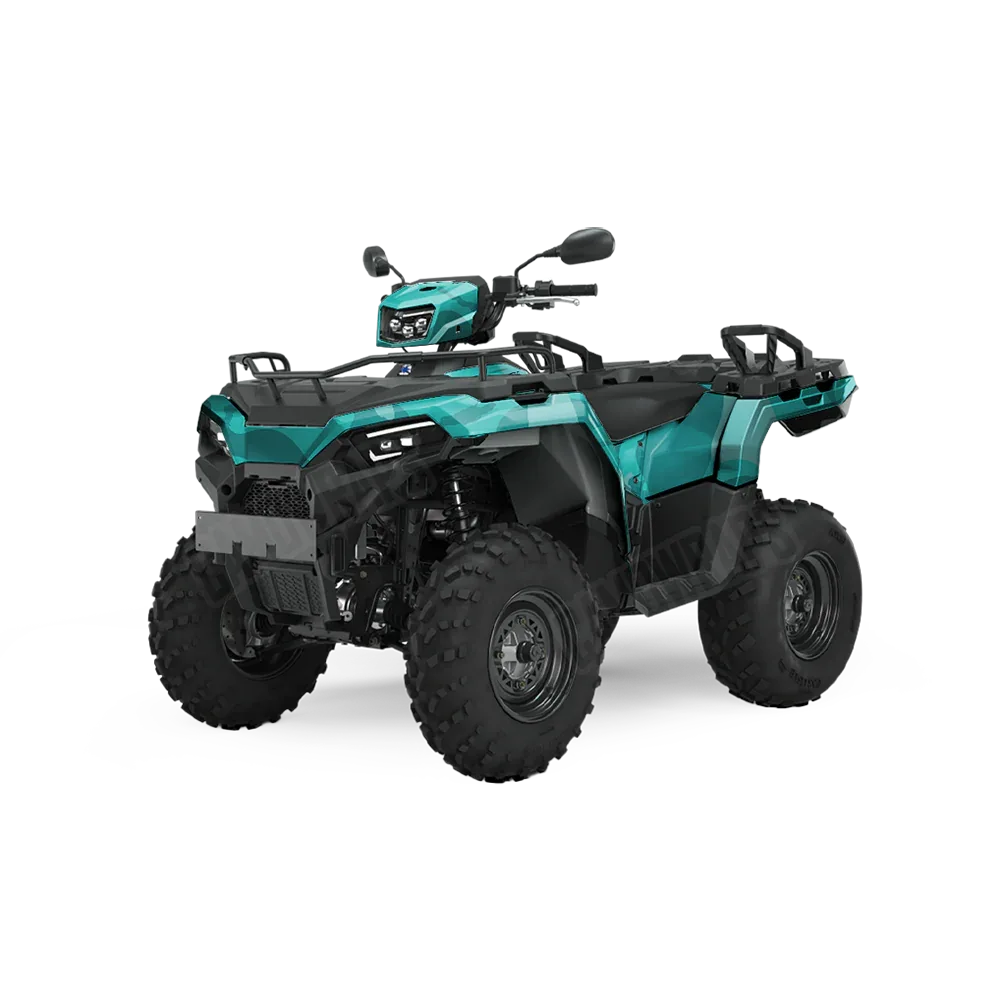 Ragged Elite Tiffany Blue ATV Wraps
