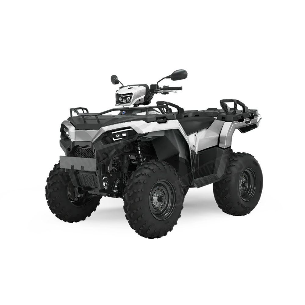 Ragged Elite White ATV Wraps