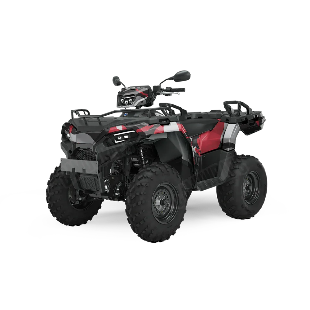 Ragged Red Tiger ATV Wraps