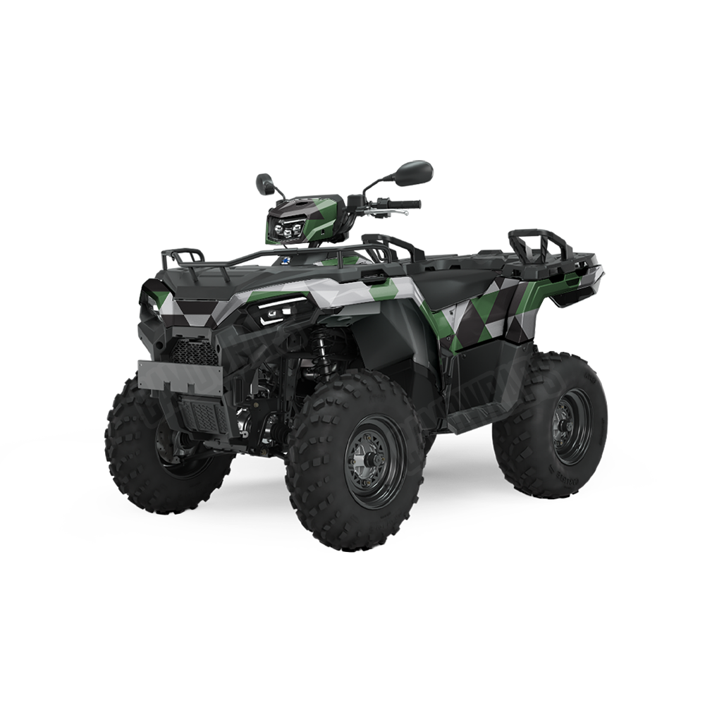 Triangle Green Tiger ATV Wraps