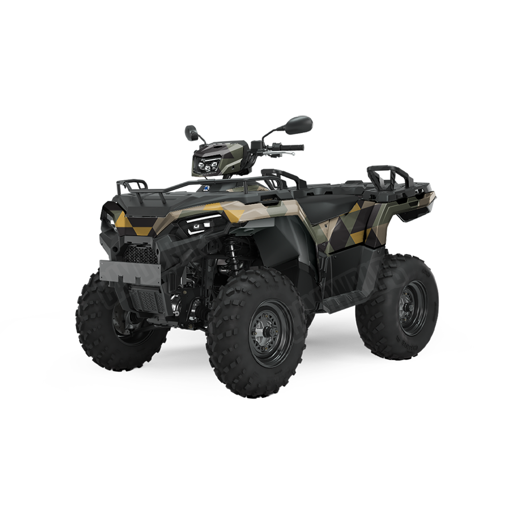 Triangle Militant Yellow ATV Wraps