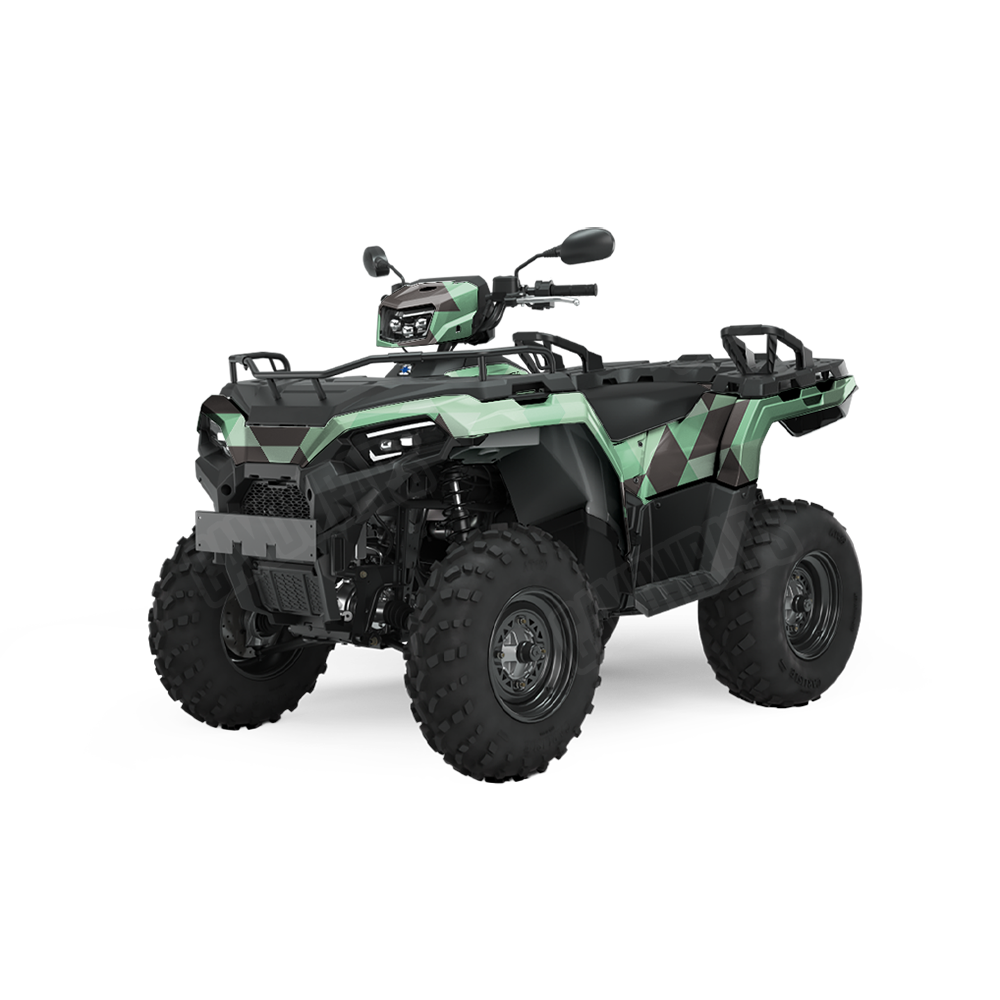 Triangle Mint Chocolate Chip ATV Wraps