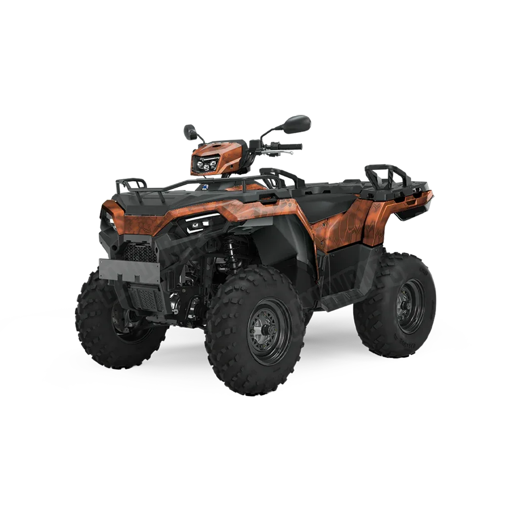 Kryptek Orange ATV Wraps