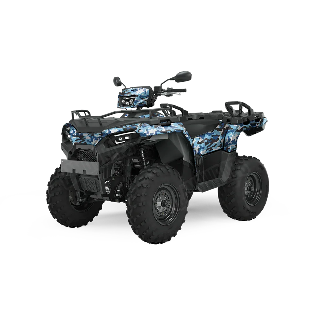 Classic Baby Blue ATV Wraps