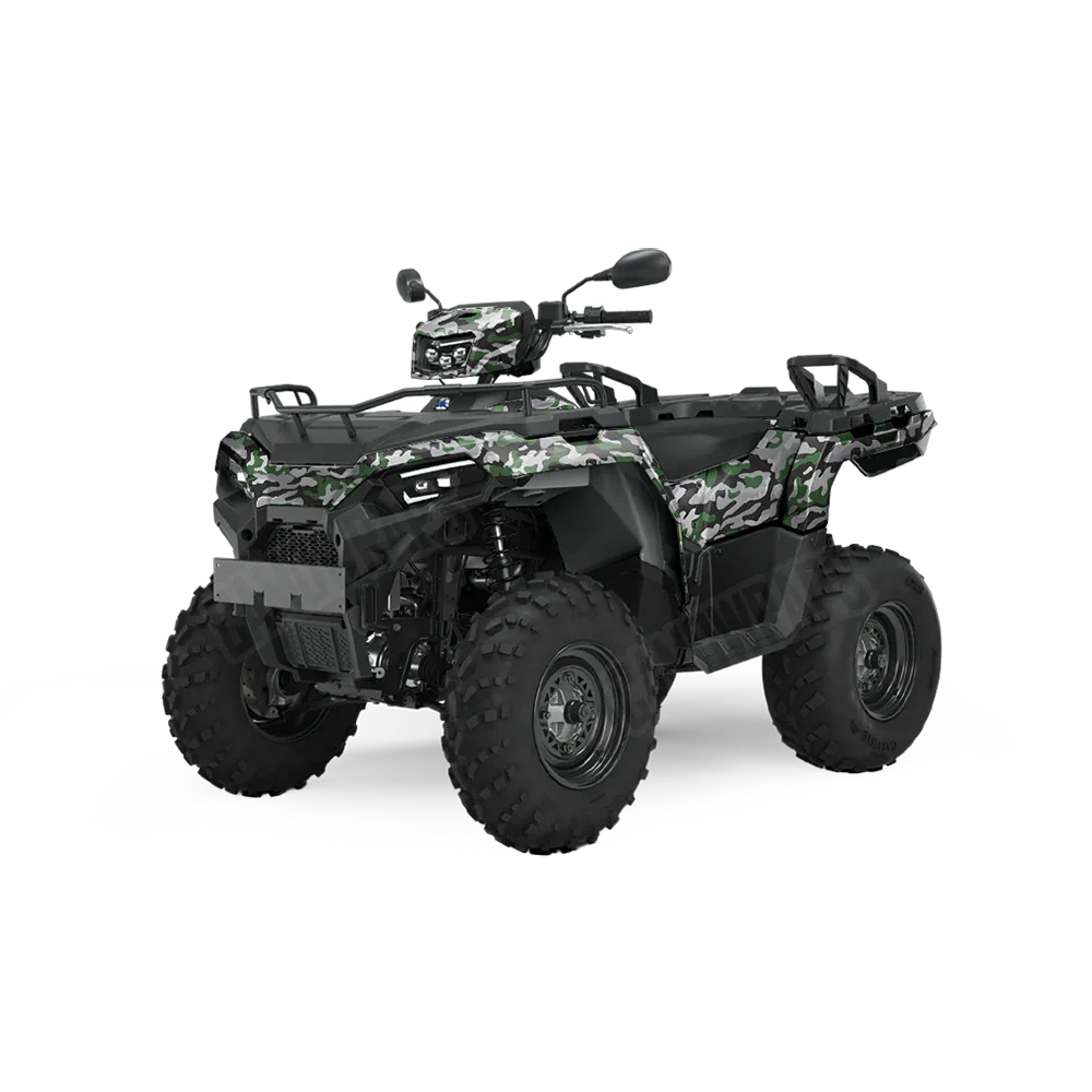 Classic Green Tiger ATV Wraps