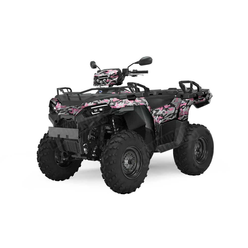Classic Pink Tiger ATV Wraps
