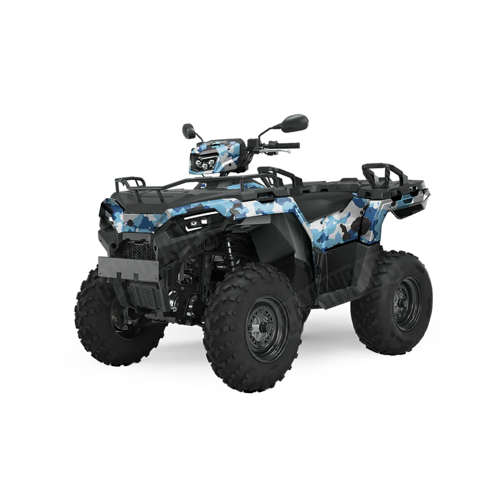 Cumulus Baby Blue ATV Wraps