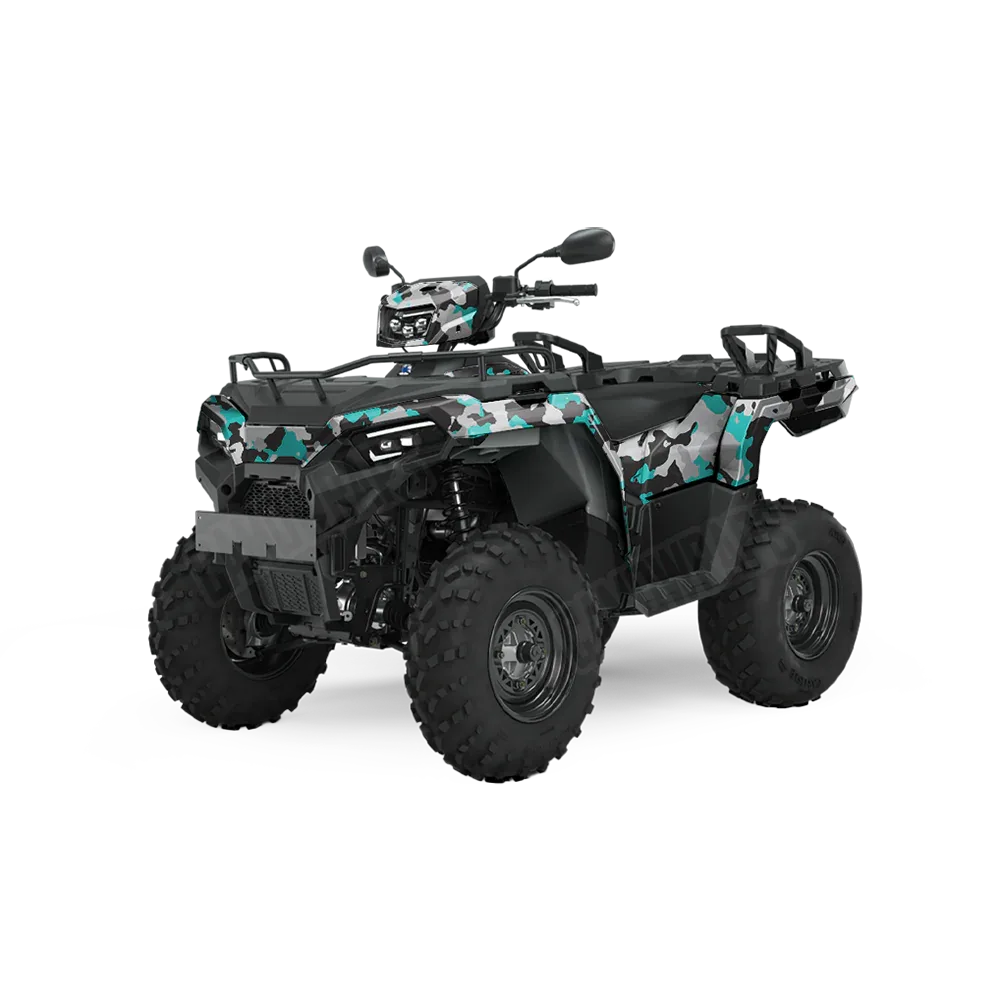 Cumulus Tiffany Blue Tiger ATV Wraps