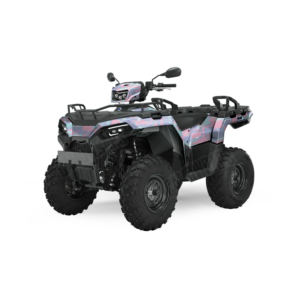 Digital Cotton Candy ATV Wraps