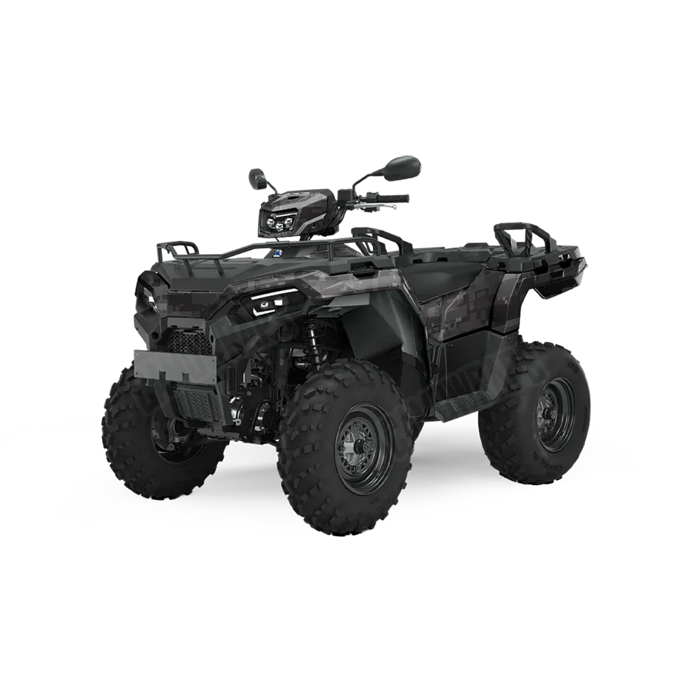 Digital Elite Black ATV Wraps