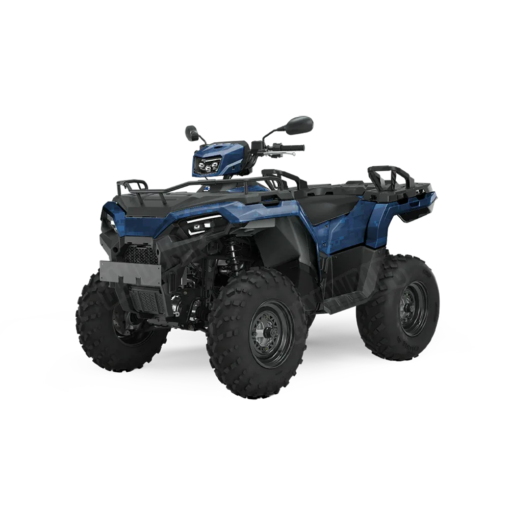 Digital Elite Blue ATV Wraps