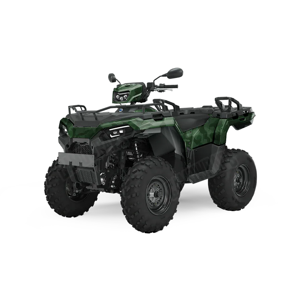 Ragged Elite Green ATV Wraps