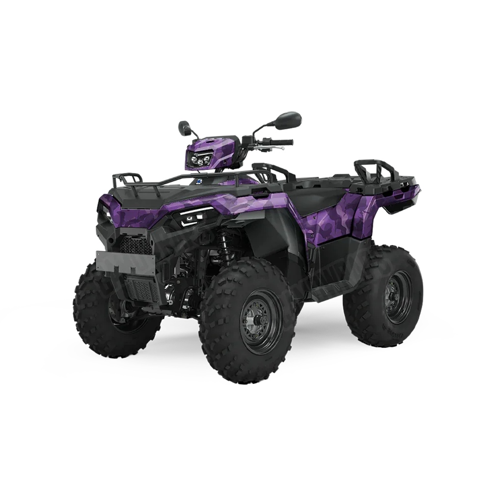 Ragged Elite Purple ATV Wraps
