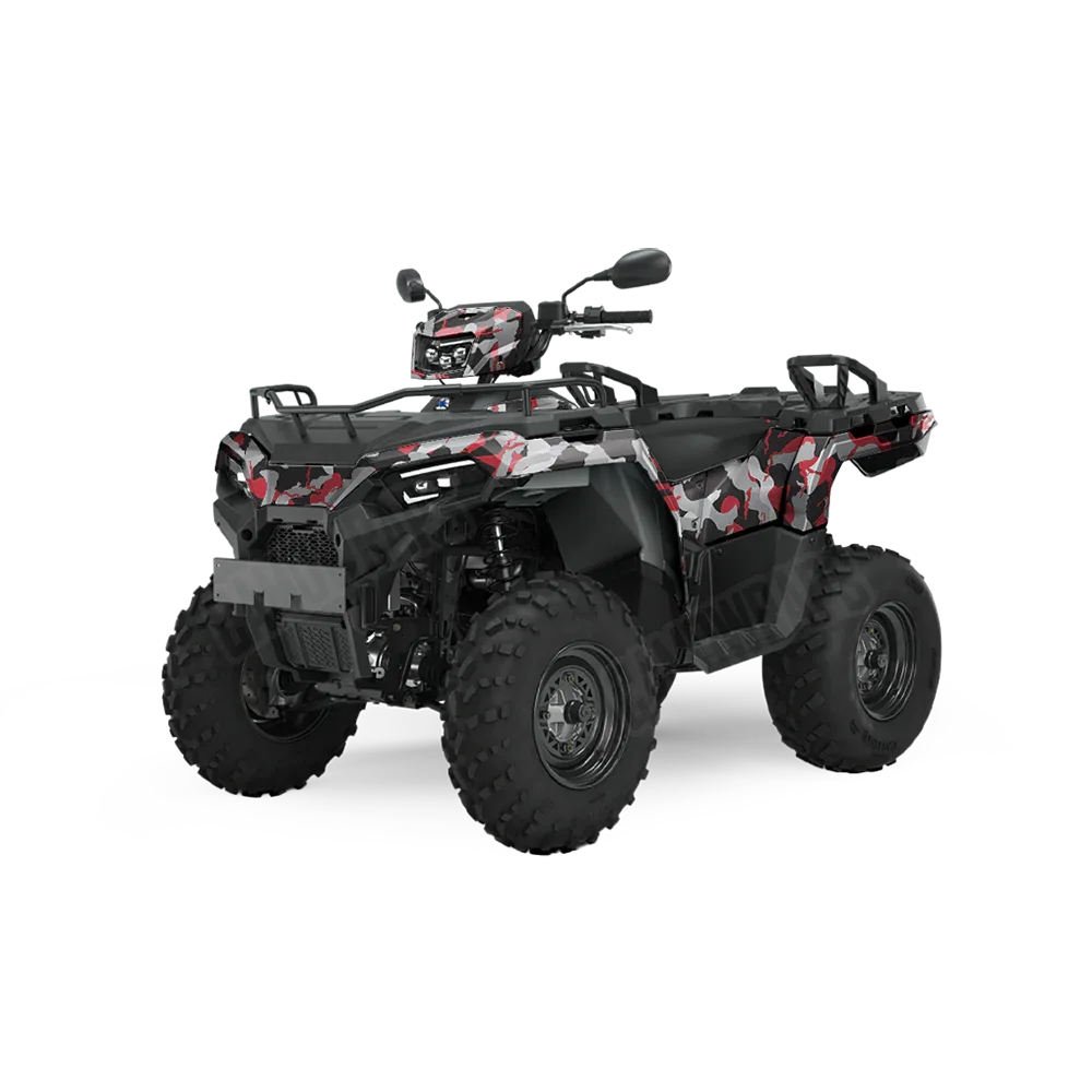 Ragged Red Tiger ATV Wraps