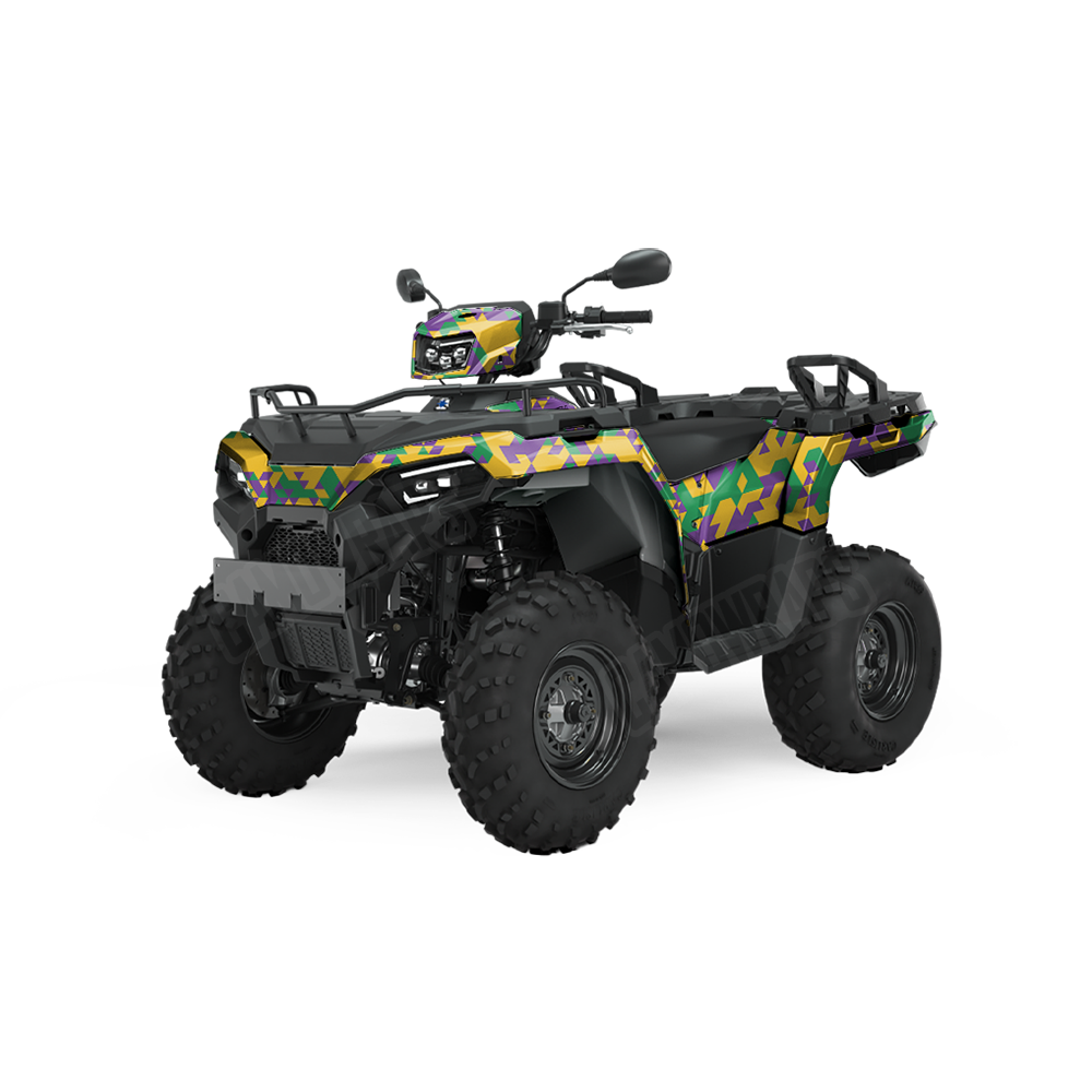 Triangle Mardi Gras ATV Wraps