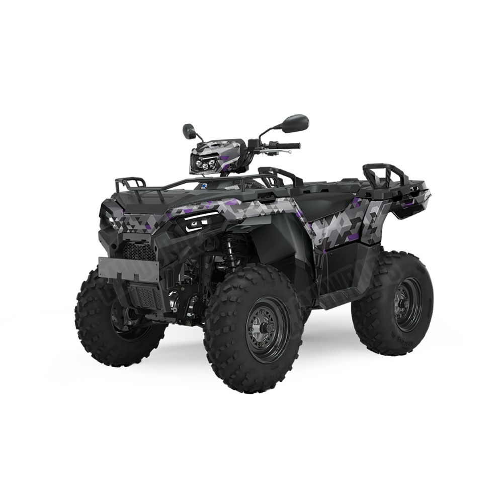 Triangle Urban Purple ATV Wraps
