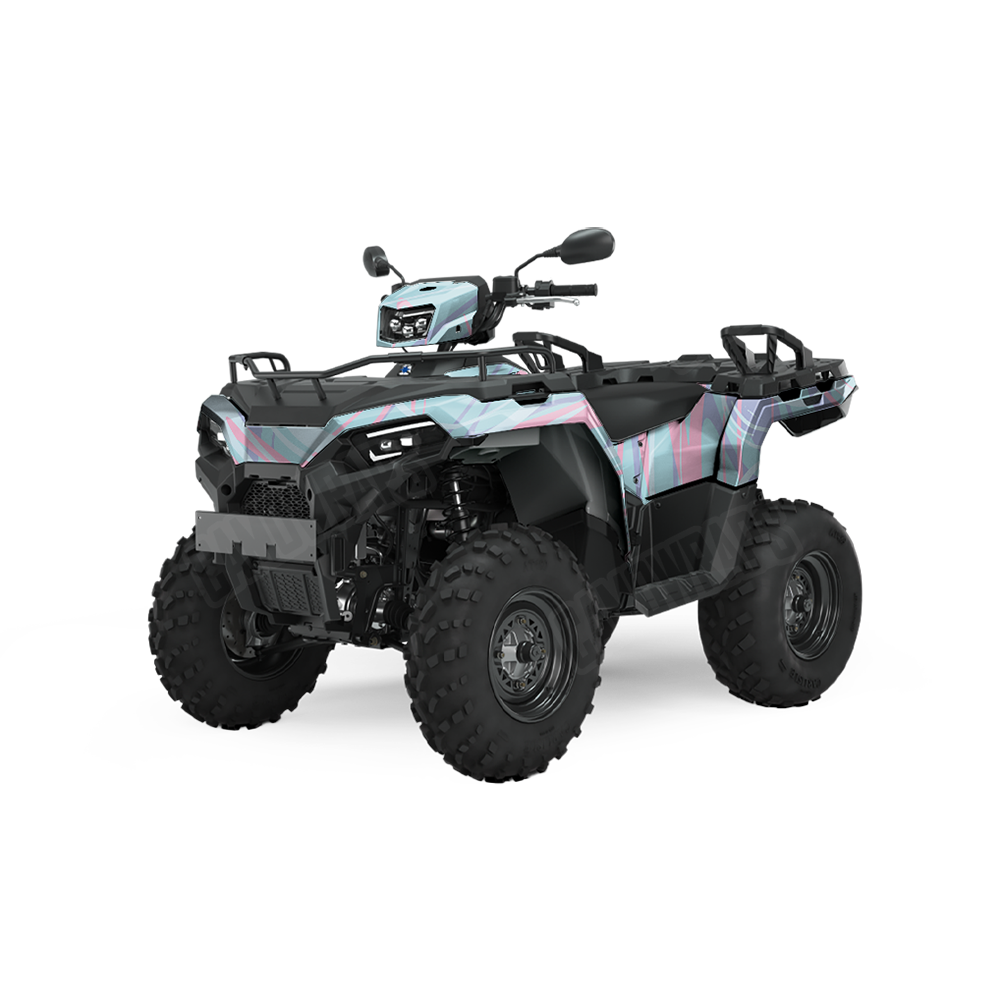 Liquid Smoke Cotton Candy ATV Wraps