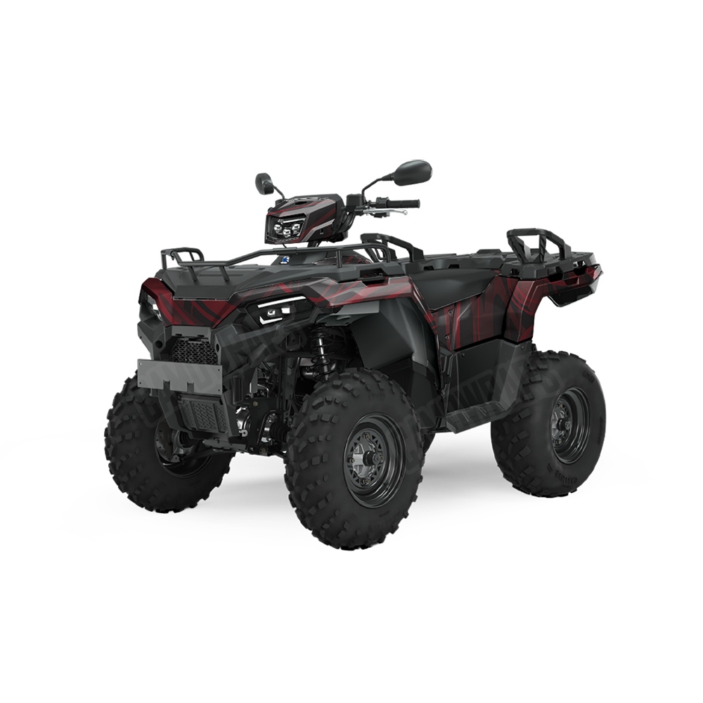 Liquid Smoke Vampire Red ATV Wraps