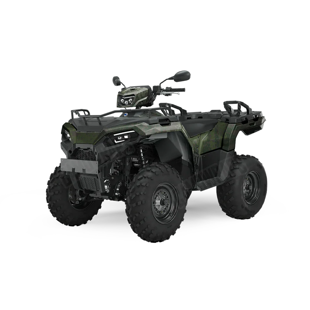 Pasted Army Dark Green ATV Wraps