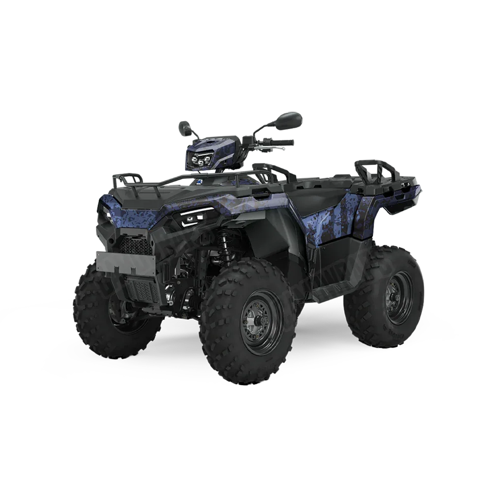 Pasted Blue Midnight ATV Wraps