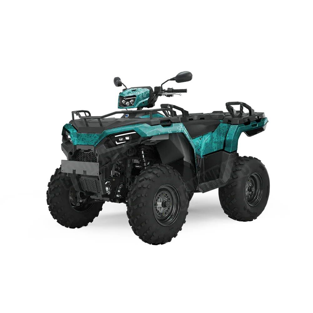 Pasted Elite Tiffany Blue ATV Wraps