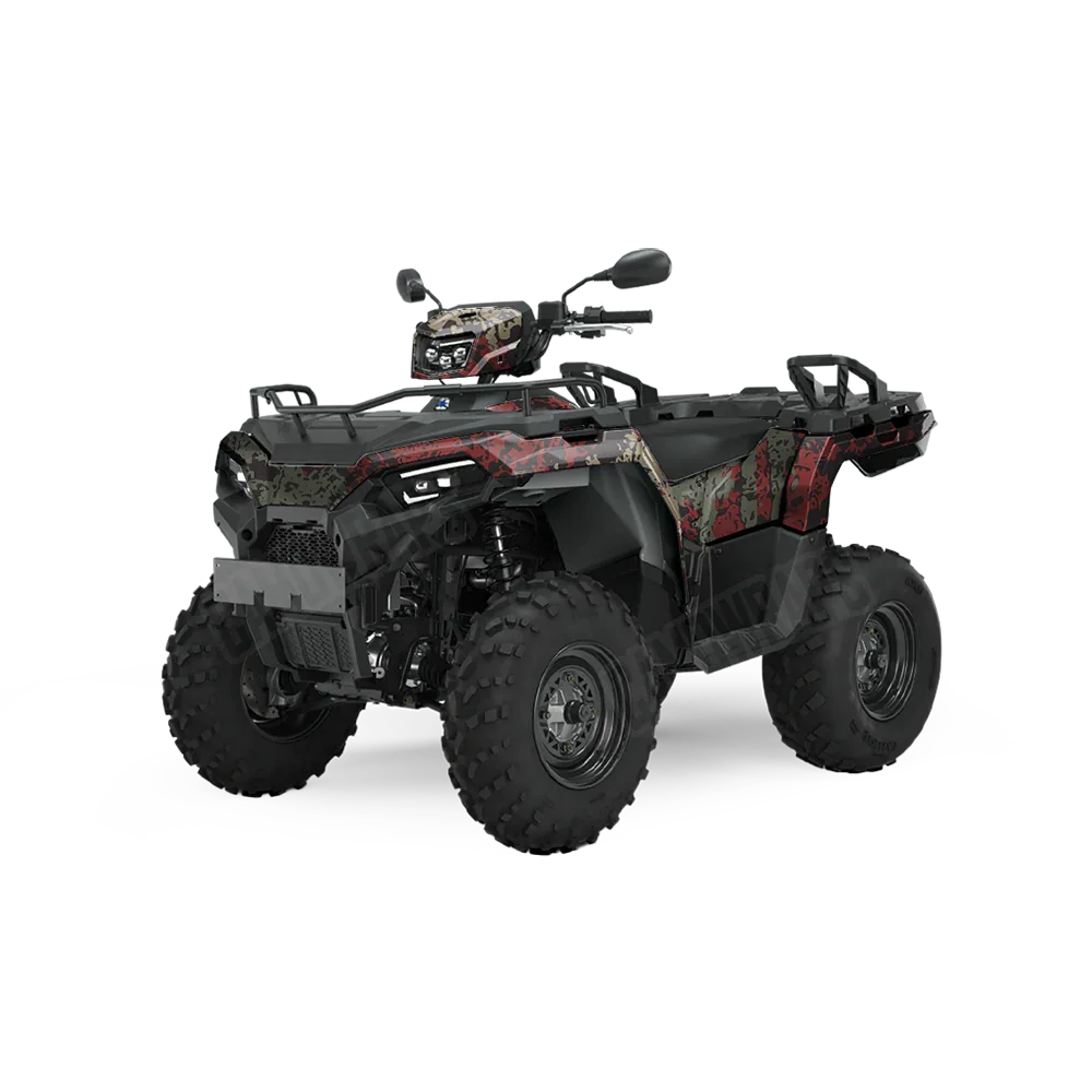 Pasted Militant Red ATV Wraps