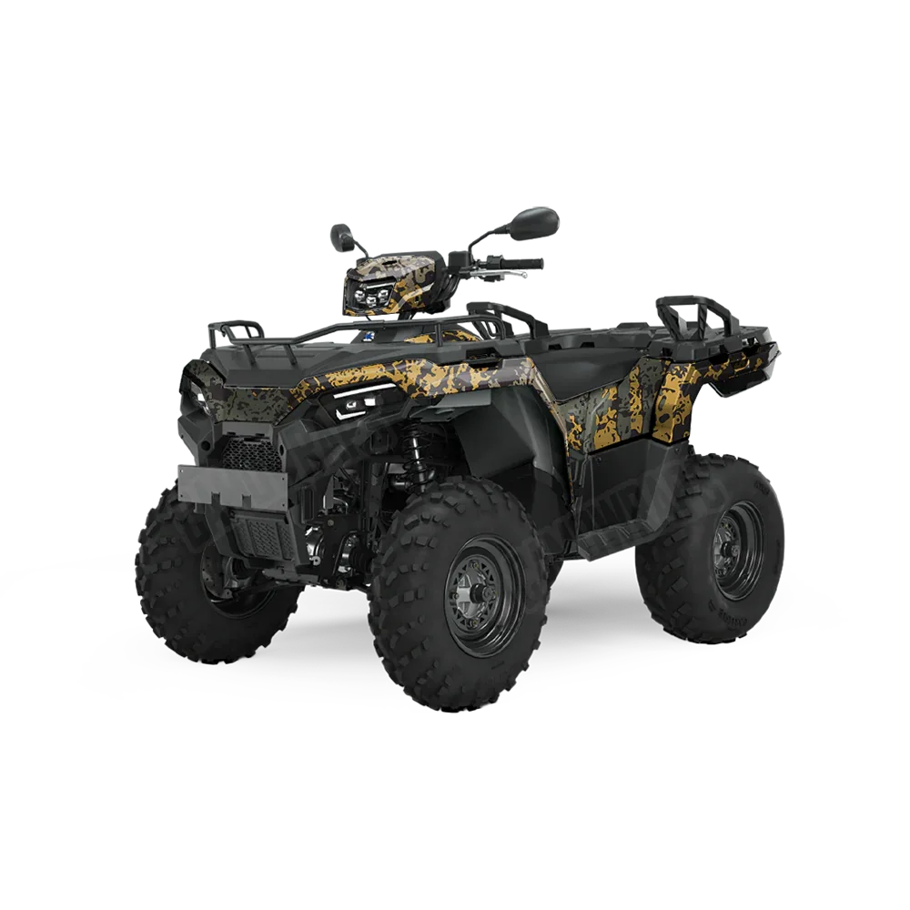 Pasted Militant Yellow ATV Wraps