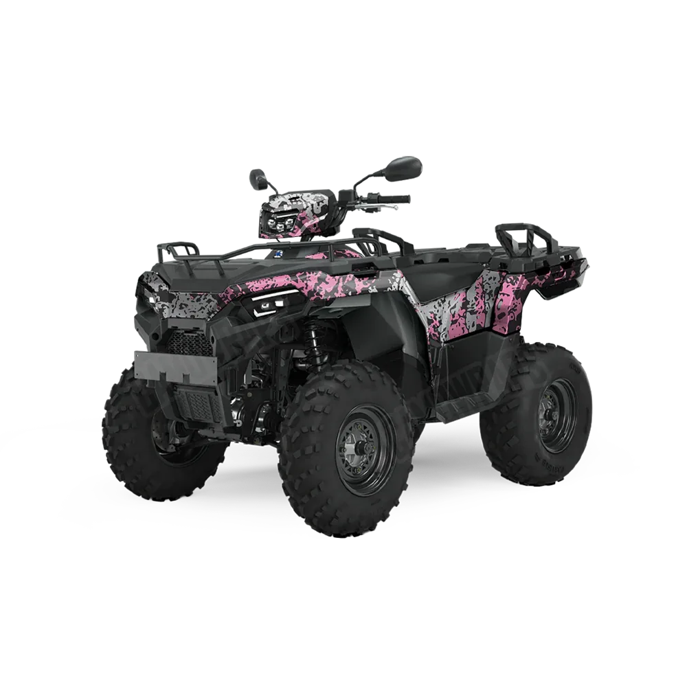 Pasted Pink Tiger ATV Wraps