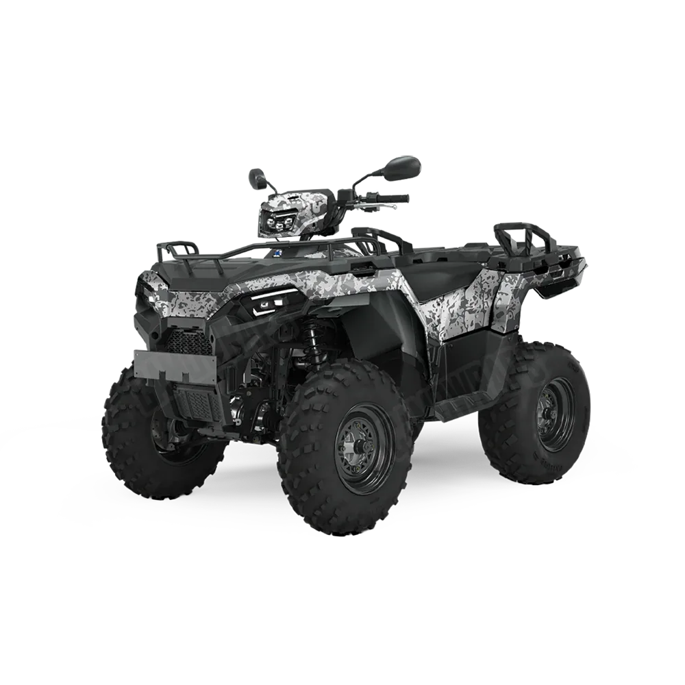 Pasted Snow ATV Wraps