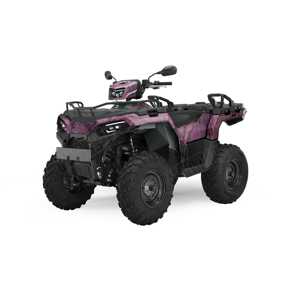 Realtree Aspect Cranberry ATV Wraps