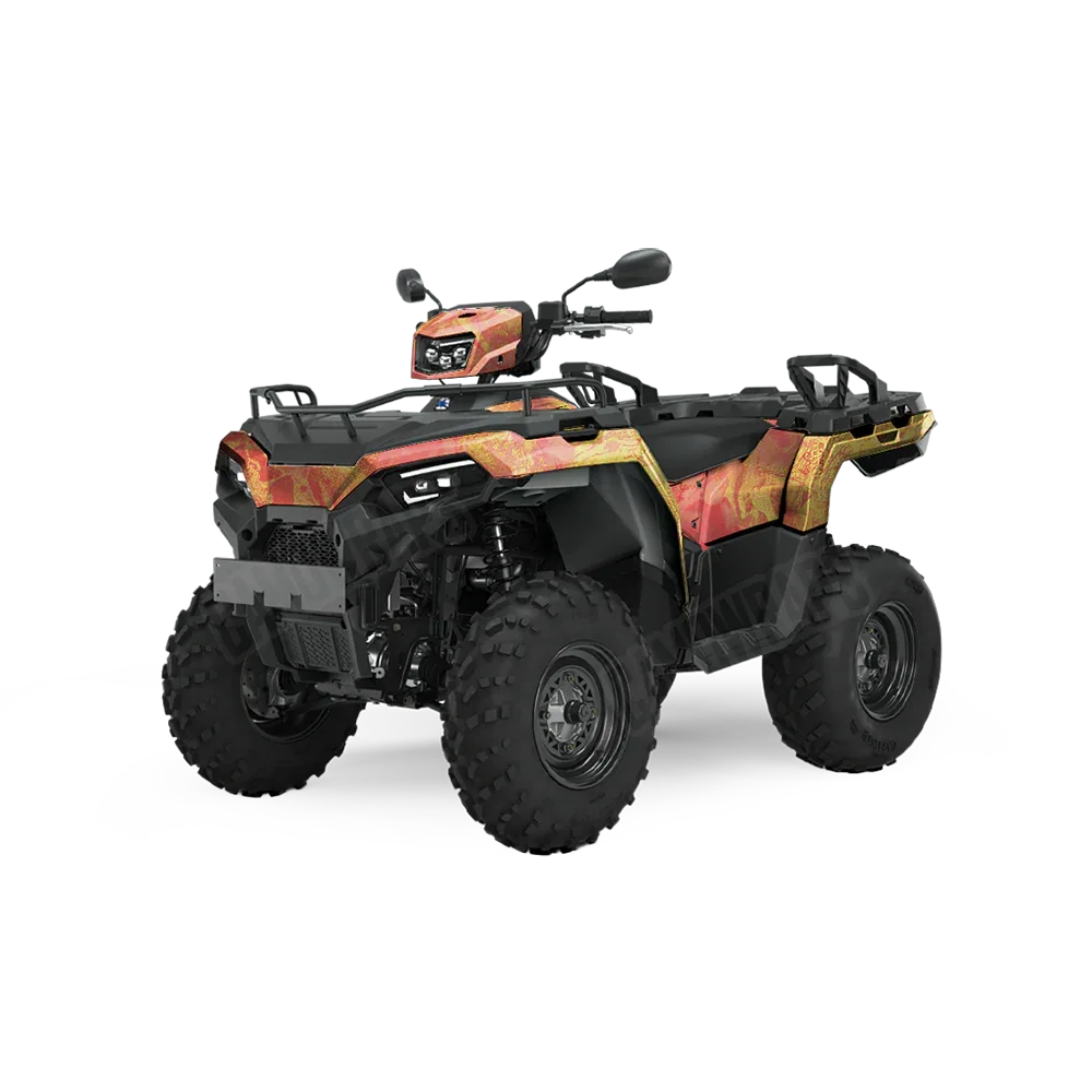 Realtree WAV3 Solar Blaze ATV Wraps
