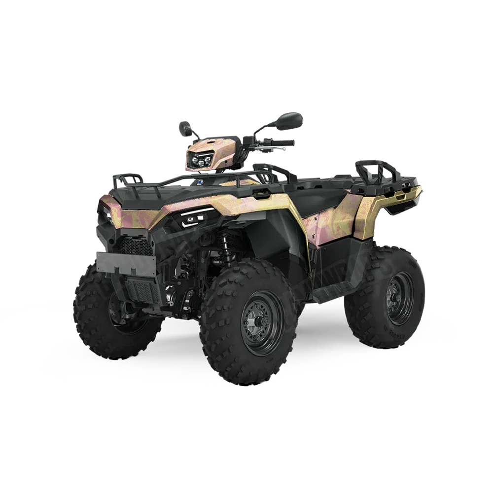Realtree WAV3 Strawberry Lemonade ATV Wraps