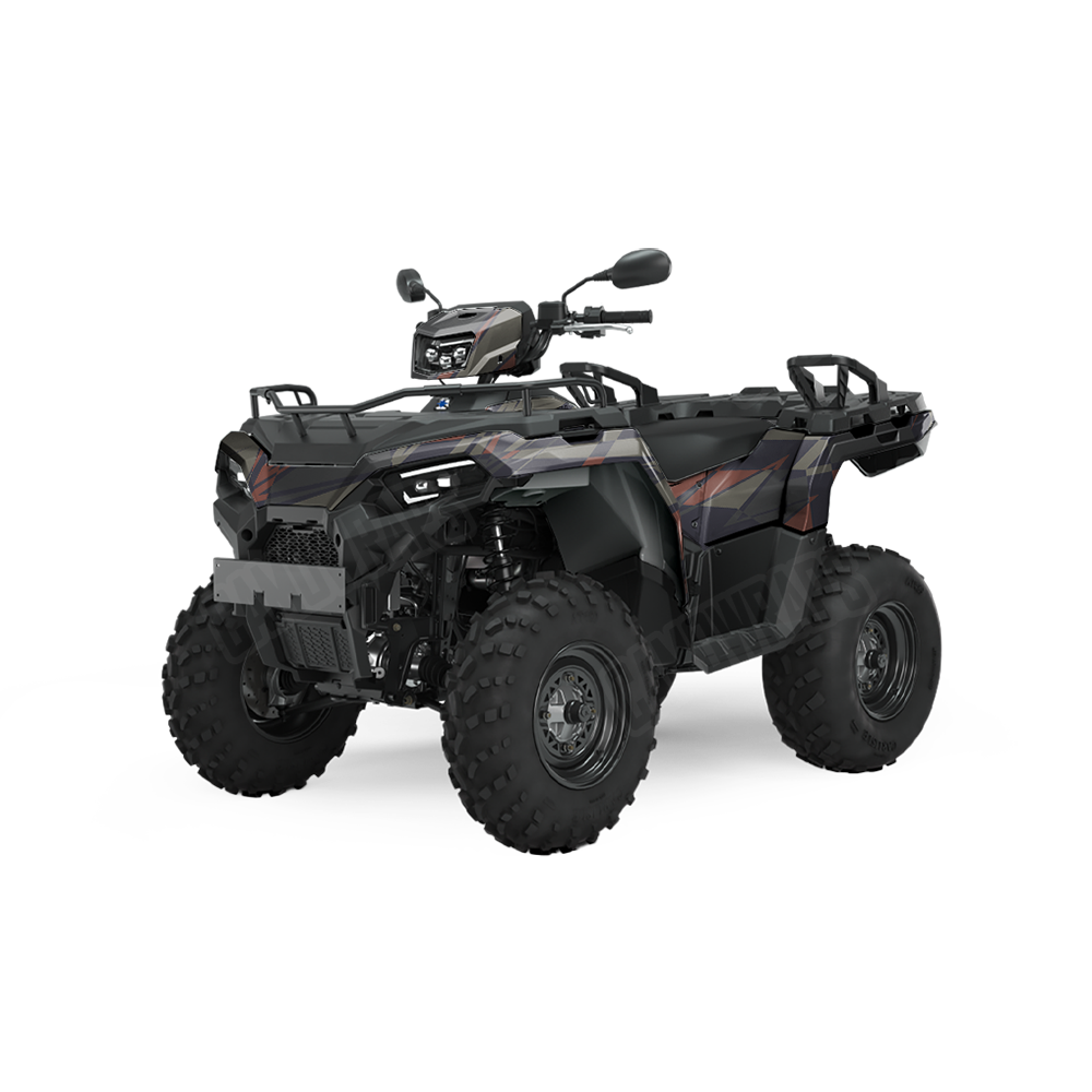 Sharp Blue Copper ATV Wraps