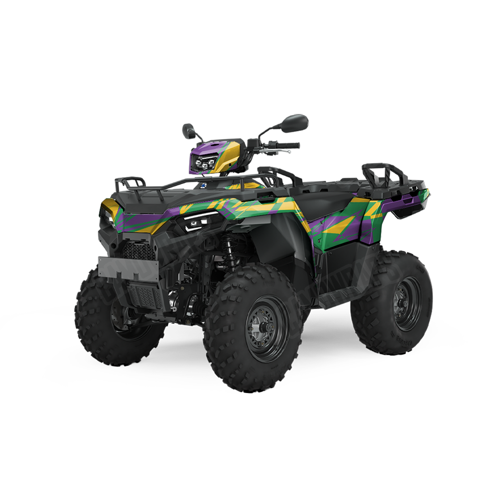Sharp Mardi Gras ATV Wraps