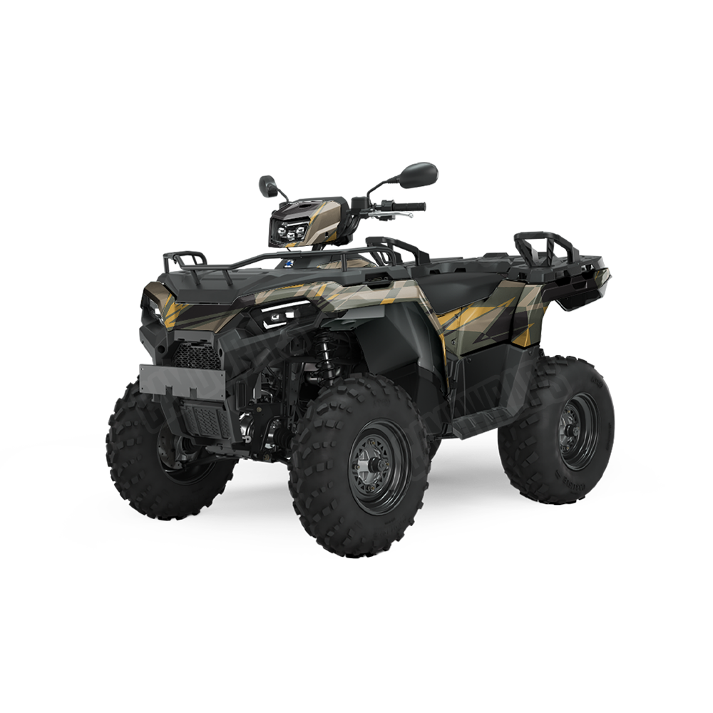 Sharp Militant Yellow ATV Wraps
