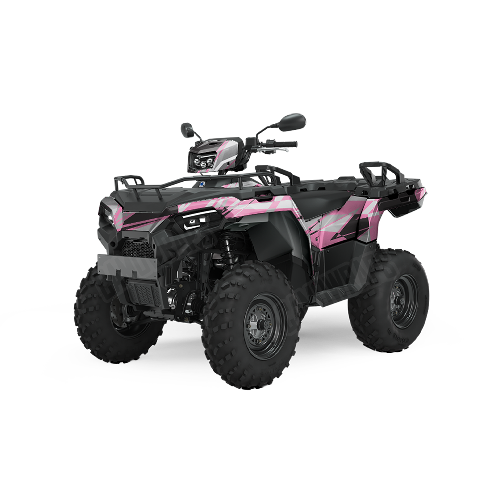 Sharp Pink Tiger ATV Wraps
