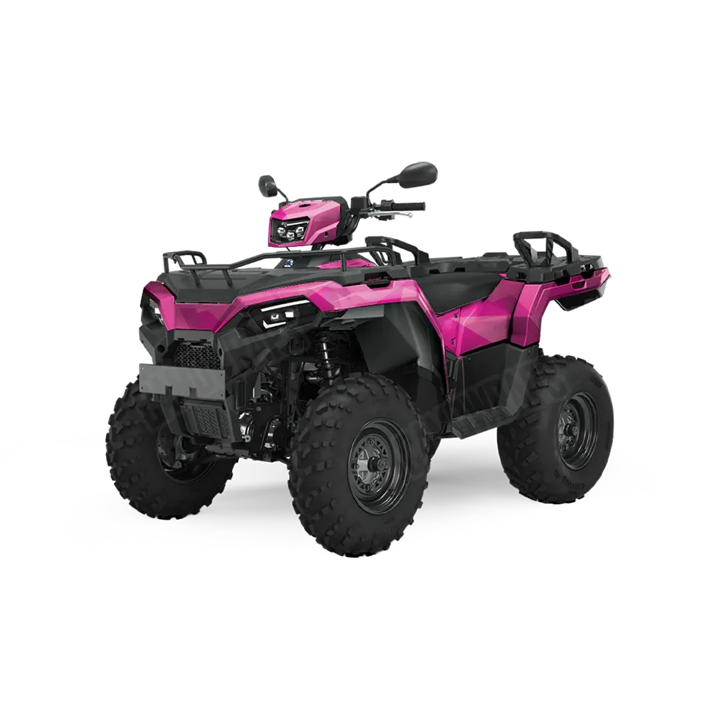 Shattered Elite Magenta ATV Wraps