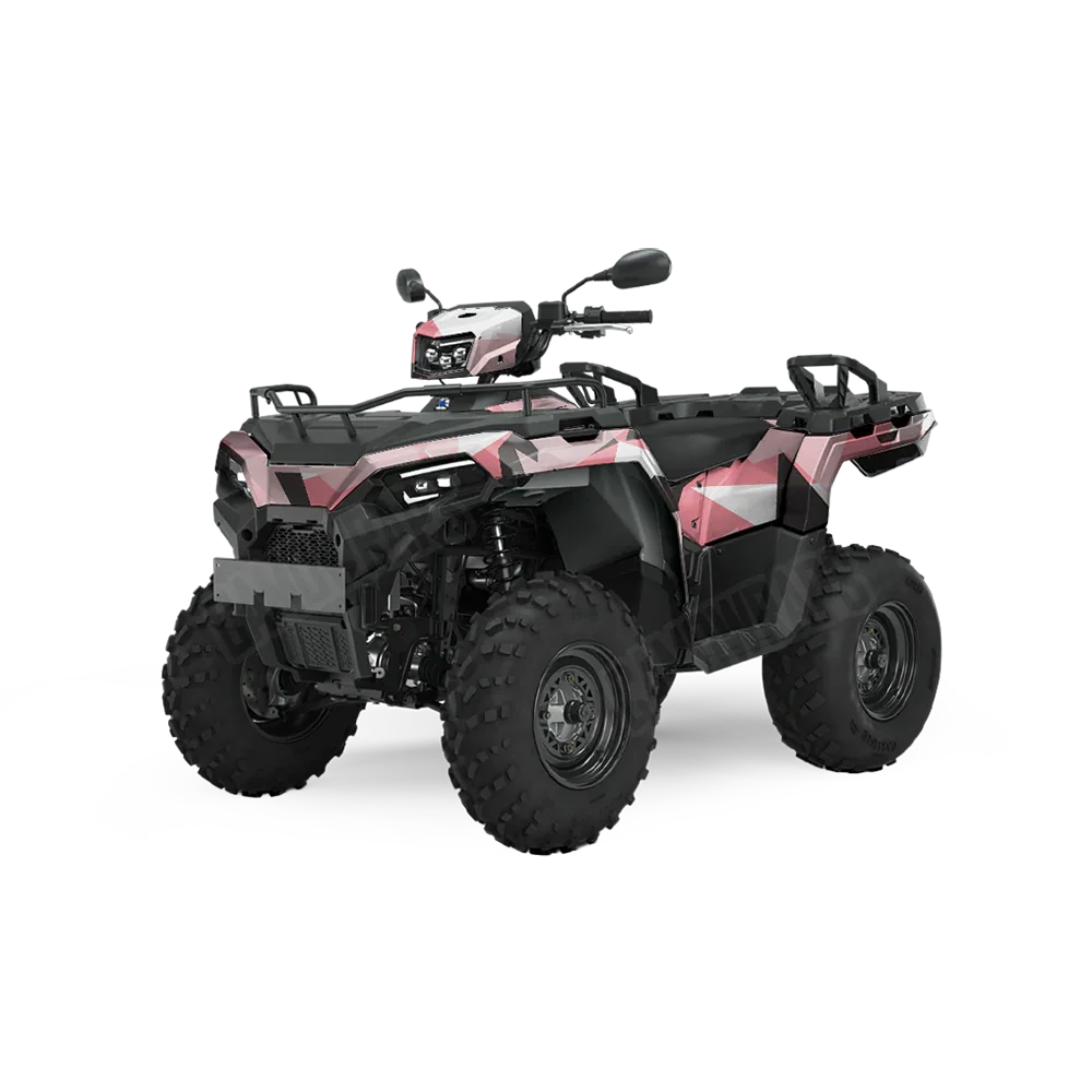 Shattered Pink ATV Wraps