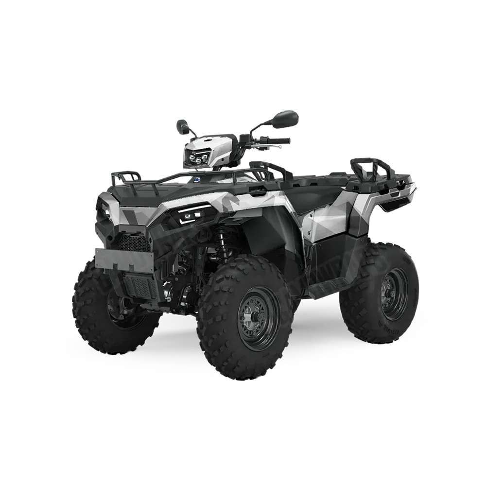 Shattered Snow ATV Wraps