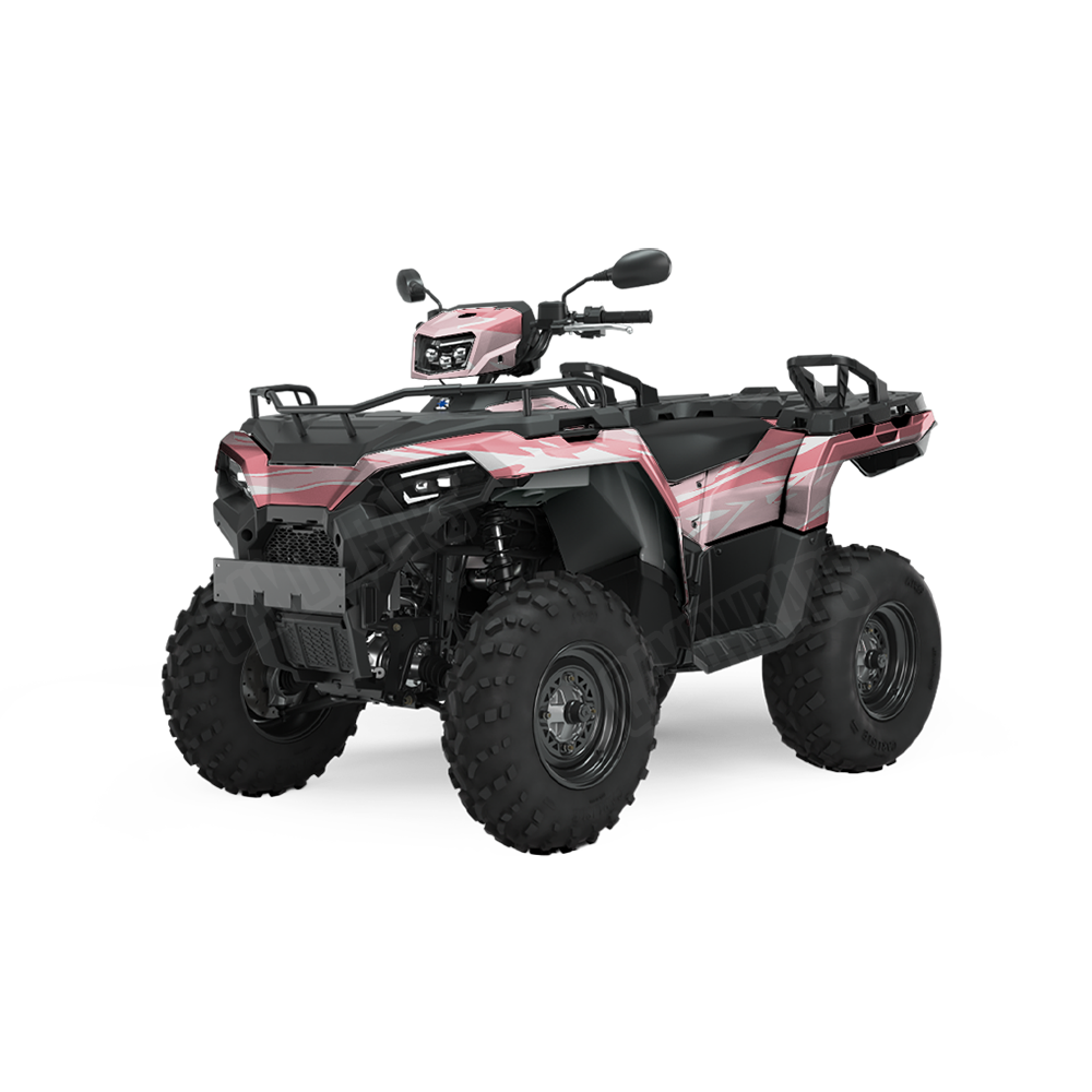 Shredded Pink ATV Wraps