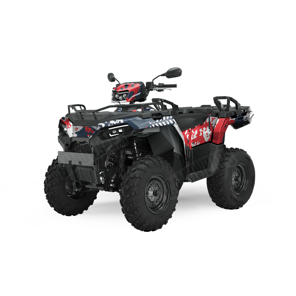Tire Splatter America ATV Wraps