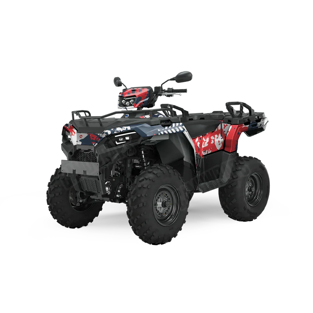 Tire Splatter America ATV Wraps