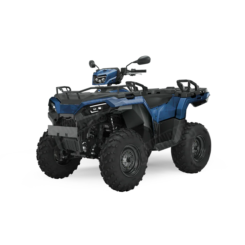 Tire Splatter Elite Blue ATV Wraps