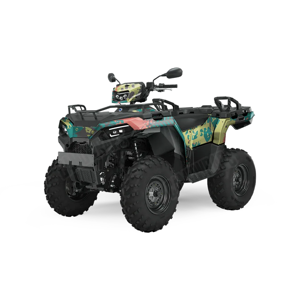 Tire Splatter Fiesta ATV Wraps
