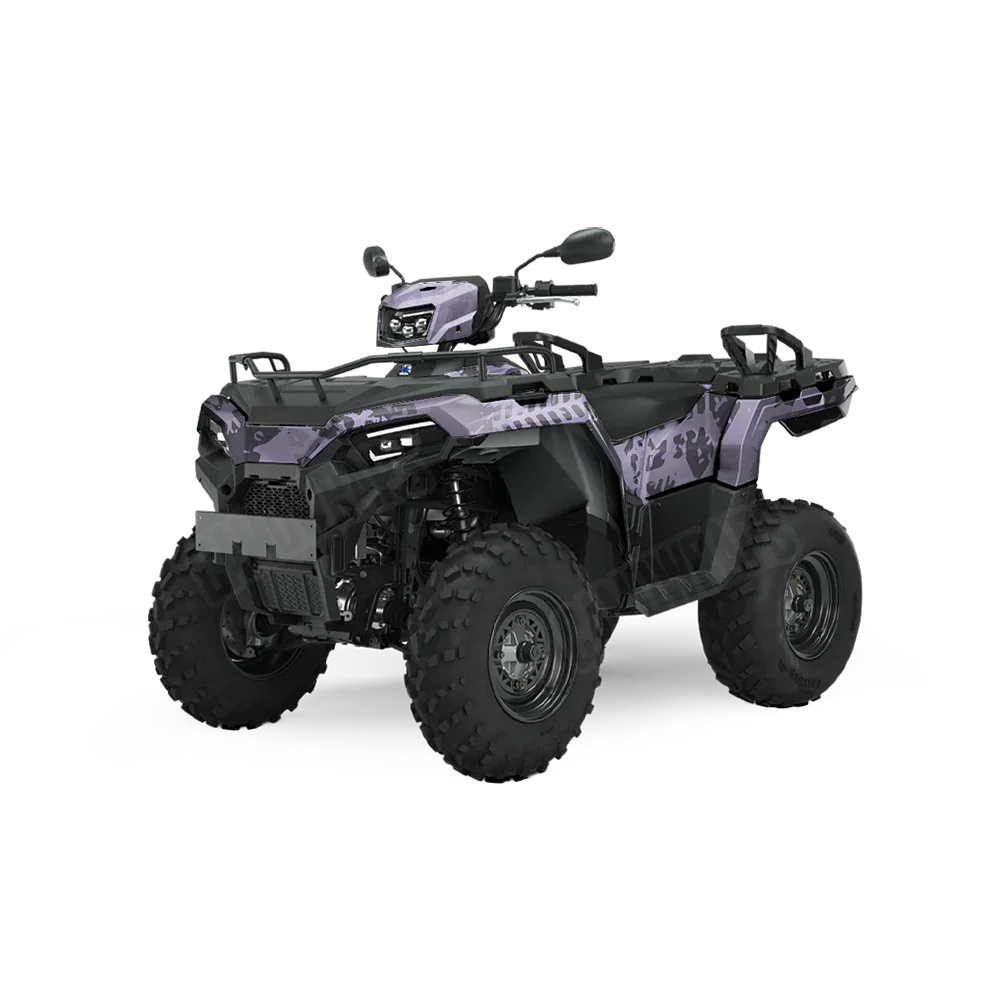 Tire Splatter Lilac ATV Wraps