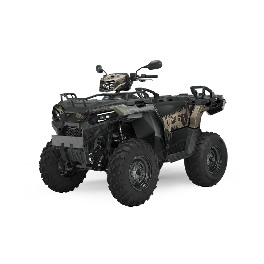 Tire Splatter Militant Charcoal ATV Wraps