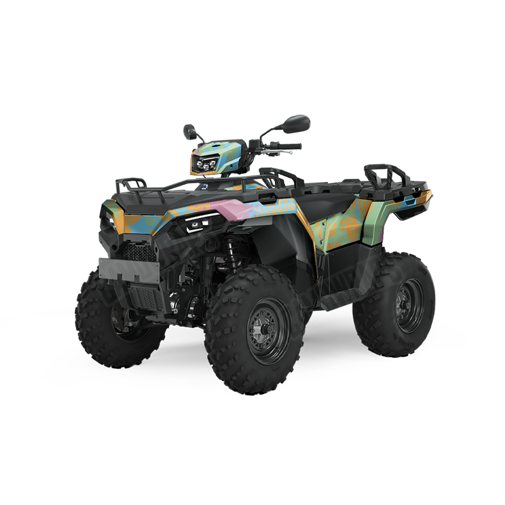 Tire Splatter Sherbert ATV Wraps